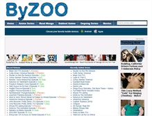 Tablet Screenshot of byzoo.org